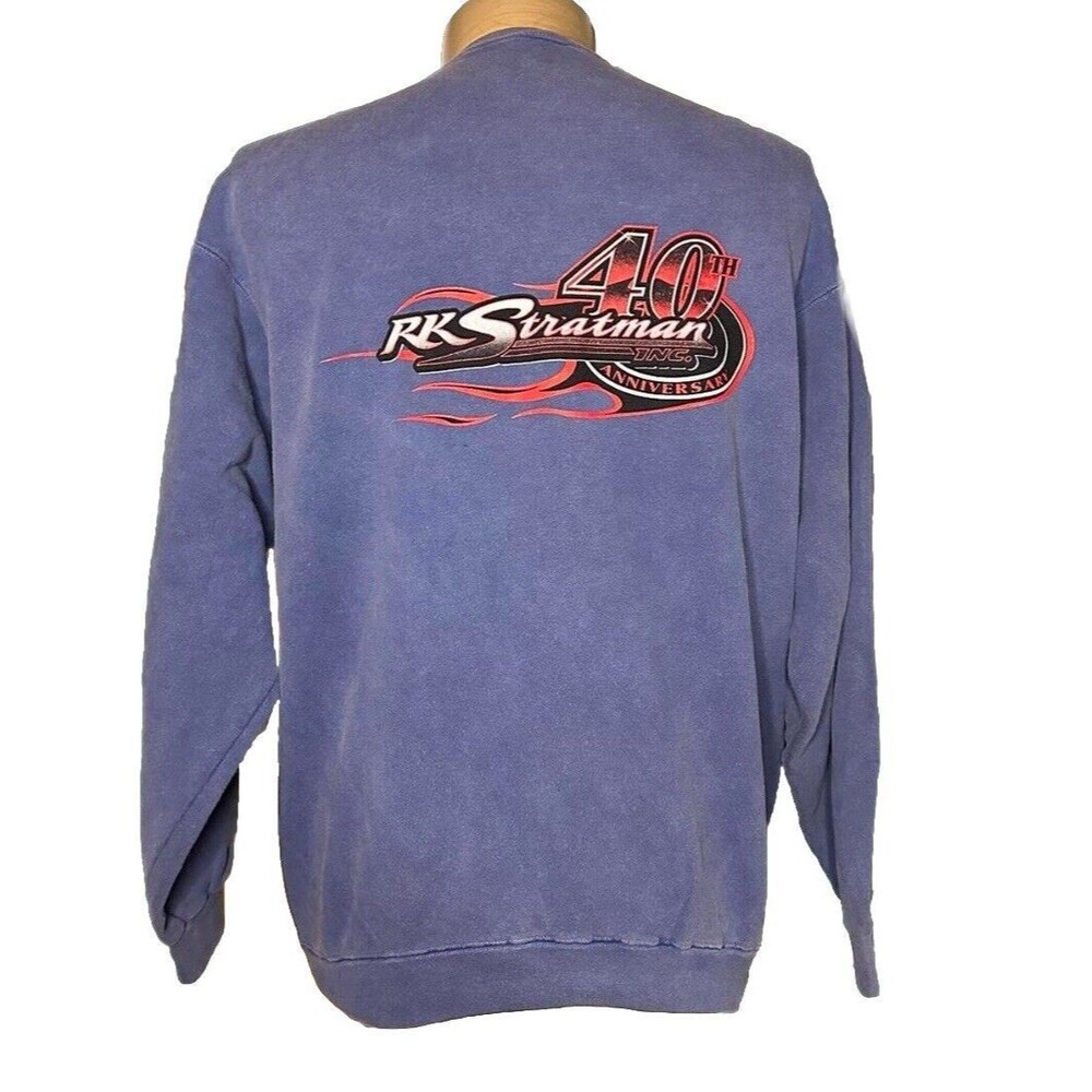 Rk Stratman 40th Anniversary Harley Davidson Crewneck Sweatshirt